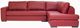 Jaymar Barcelona Urban Chic 2 Piece Illusion Red Gr. 30 Sectional-0