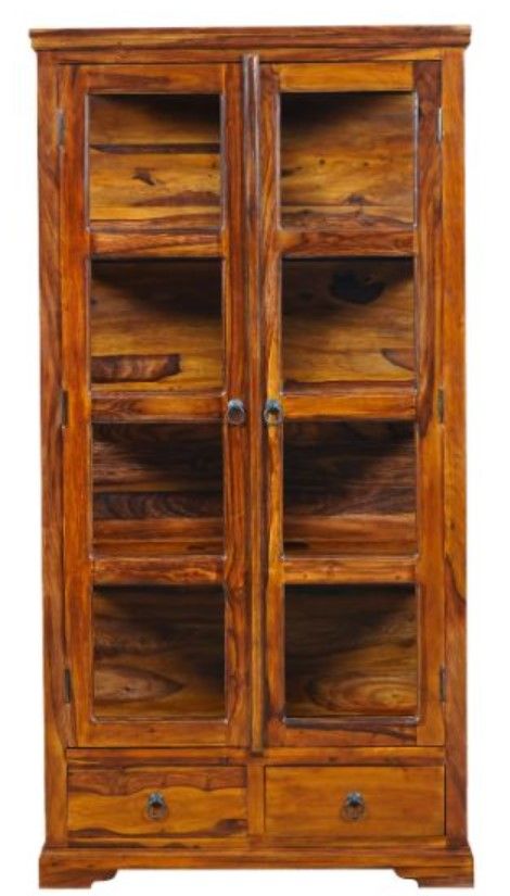 Jaipur Furniture Ganga Brown Display Cabinet-1