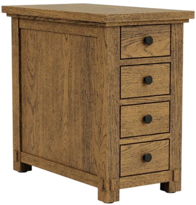 Riverside Furniture Windsor Brandy Chairside Chest-0
