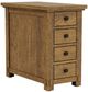 Riverside Furniture Windsor Brandy Chairside Chest-0