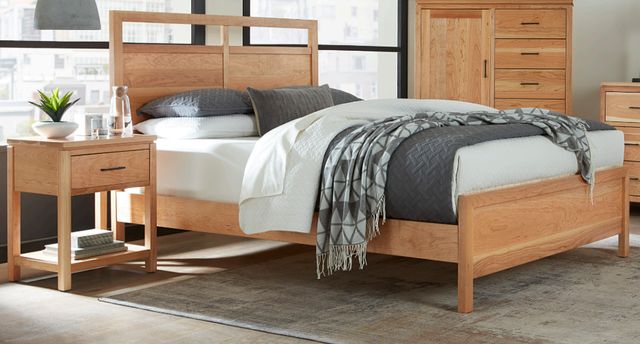 Archbold Furniture Customizable Amish Essentials Maverick Cherry Nightstand-1