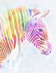 Classy Living Victoria Borges Fluorescent Zebra II 22" Wall Art-2