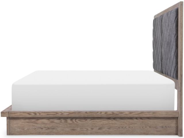 Legacy Classic Halifax Flax/Java Queen Upholstered Panel Bed-3