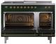 Ilve® Nostalgie II Series 48" Emerald Green Pro Style Dual Fuel Range-4