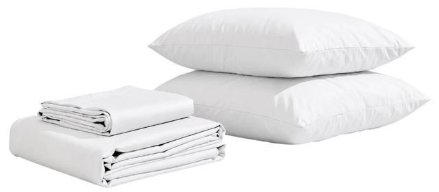 Puffy Signature Arctic White Full Sheet Set-0