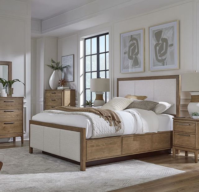 Whittier Wood® Furniture Bailey Nutmeg Chest-1