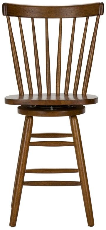 Liberty Furniture Creations II Tobacco 24" Swivel Counter Chair-2