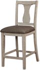 Furniture of America® Ann 5-Piece Antique White/Gray Counter Table Set-3