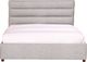 Moe's Home Collection Takio Light Grey King Bed-3