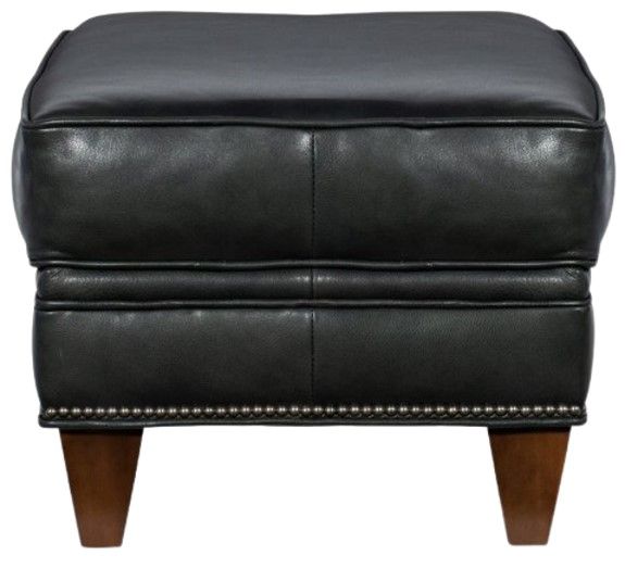 Bradington-Young Customizable Reddish Ottoman-2