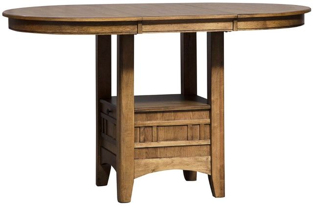 Liberty Furniture Santa Rosa II Antique Honey Pub Table-0