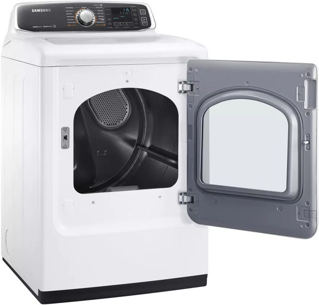 Samsung 7.4 Cu. Ft. White Front Load Electric Dryer-3