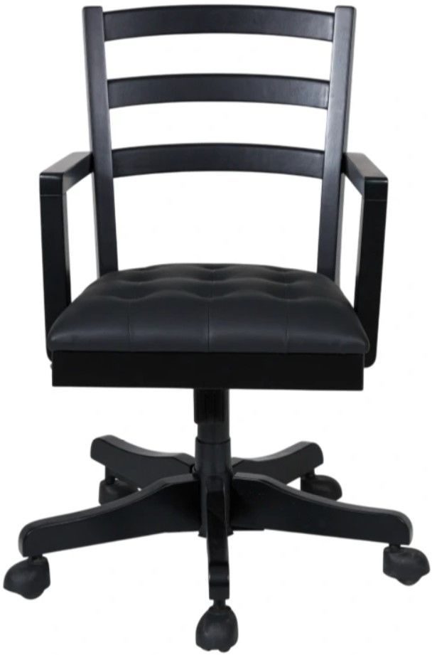 Signature Design by Ashley® Wildenauer Black Swivel Office Chair-2