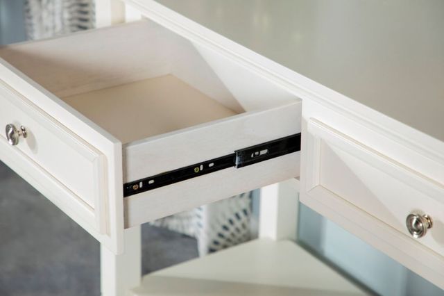 Coaster® White Rectangular 2-Drawer Coffee Table-1