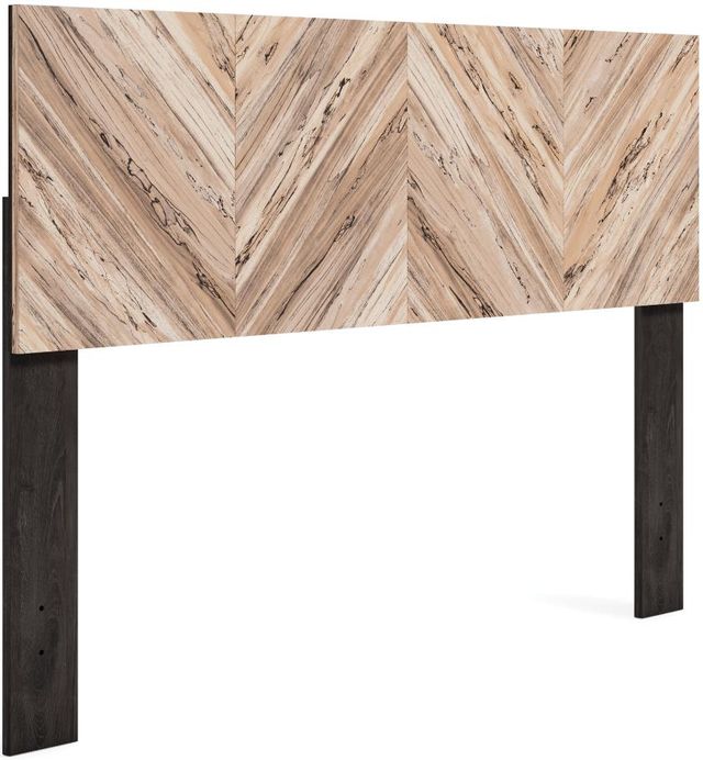 Signature Design by Ashley® Piperton Two-tone Brown/Black Queen Panel Headboard-0