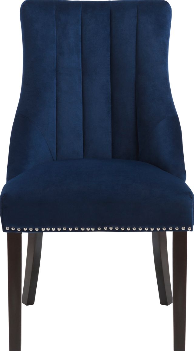 Meridian Furniture Oxford Navy Velvet Dining Chair-2