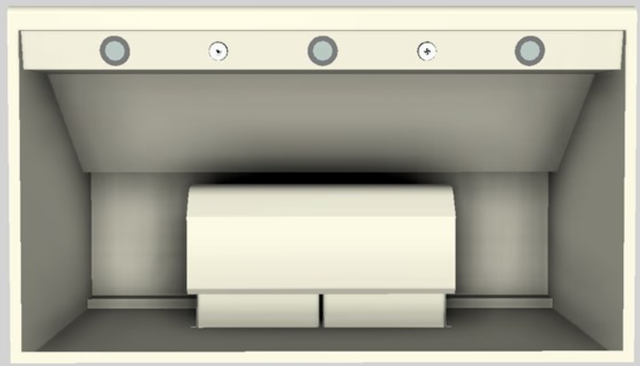 Vent-A-Hood® 36" Biscuit Wall Mounted Range Hood-2