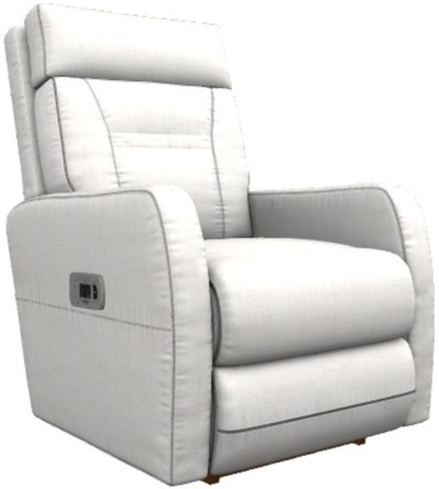 La-Z-Boy® Lennon Cream Power Rocking Recliner with Headrest-0