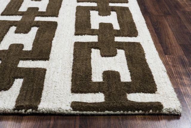 Rizzy Home Caterine Off White 2'6" x 8' Runner Rug-3