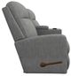 La-Z-Boy® Finley Smoke Manual Wall Reclining Loveseat with Console-3