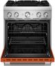 KitchenAid® 30" Scorched Orange Pro Style Dual Fuel Range with No Preheat Air Fry Mode-1