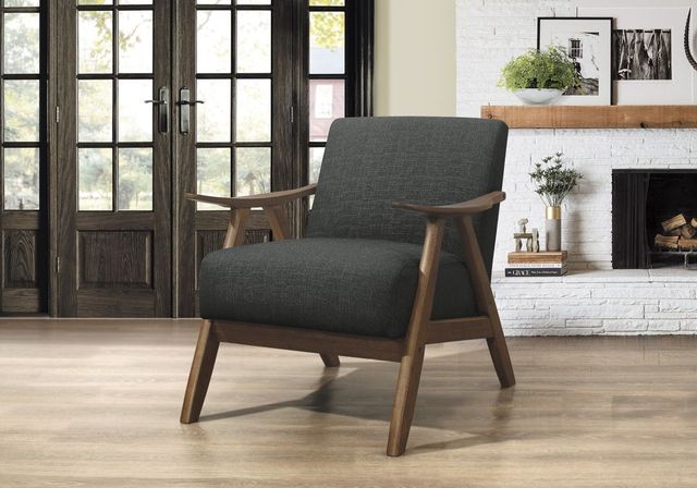 Mazin Furniture Damala Dark Gray Accent Chair-3