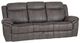 Powell® Galloway Stone Gray Manual Reclining Sofa-0