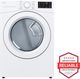 LG White Front Load Washer & Electric Dryer Laundry Pair-5