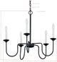 Forty West Barker Black Chandelier-1