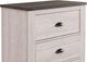 Crown Mark Coralee Chalk/Gray Nightstand-4