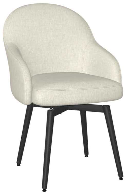 Amisco Customizable Weston Swivel Dining Arm Chair-2