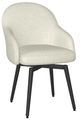 Amisco Customizable Weston Swivel Dining Arm Chair-2