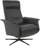 Fjords® Modern Living Finn Black Large Dual Motion Swivel Recliner-0