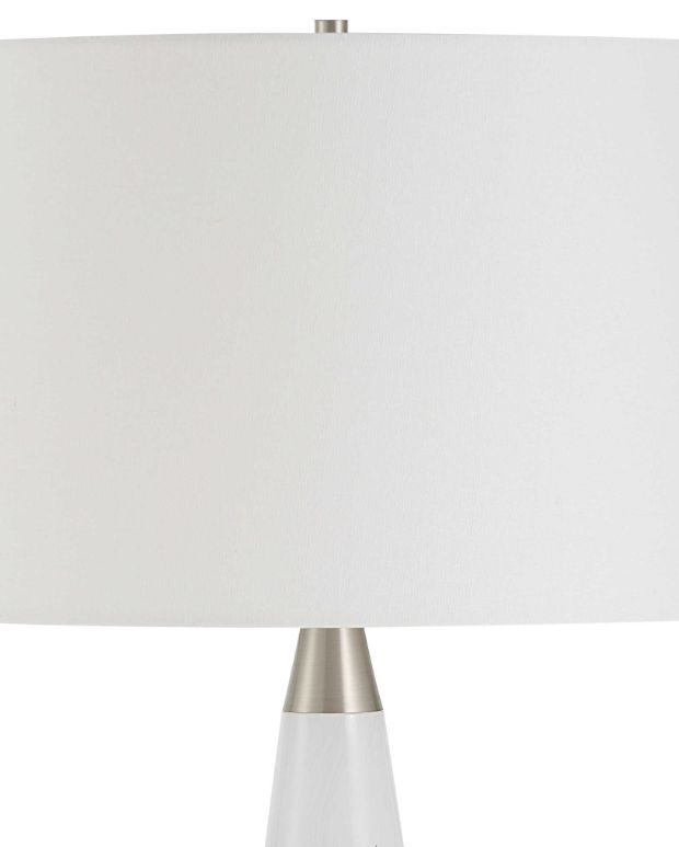 Uttermost® Quinn Metallic Silver Table Lamp-4