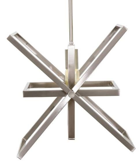 YHD Brushed Nickel Pendant-3