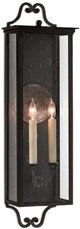 Currey & Company Giatti Midnight Medium Outdoor Wall Sconce-0