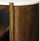 Harp & Finial® Noland Walnut/White Bookcase-2