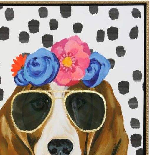 Stylecraft Reagle Beagle Polka Dot Wall Art-1