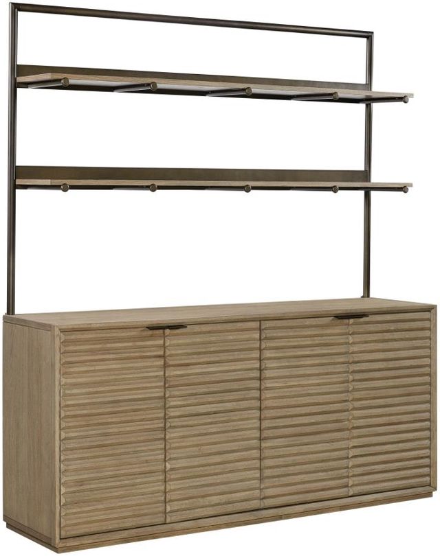 Bernards Linné Wheat Sideboard and Hutch-0