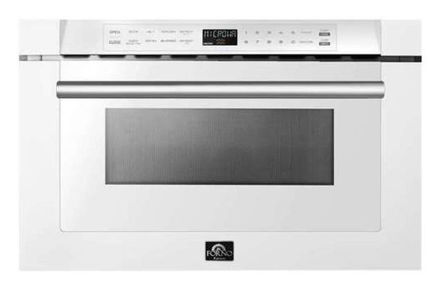 FORNO® Capoliveri Espresso 1.2 Cu. Ft. White Built In Microwave Drawer-1