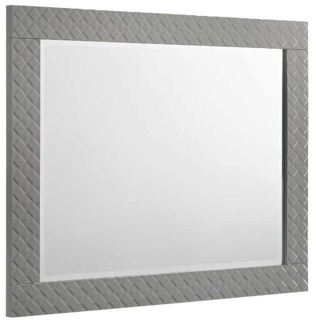 Coaster® Ives Gray High Gloss Dresser Mirror-0