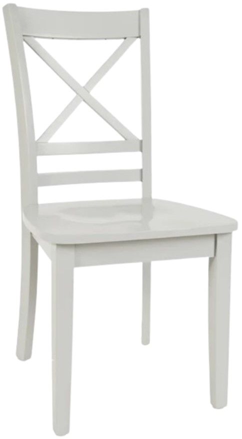 Jofran Inc. Simplicity Dove Gray X-Back Dining Side Chair-0