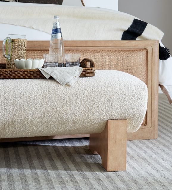 Hooker® Furniture Retreat Dune/Neo Cream Bench-4