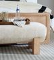Hooker® Furniture Retreat Dune/Neo Cream Bench-4