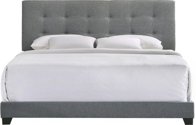 Intercon Addyson Gunmetal King Upholstered Panel Bed-2