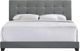 Intercon Addyson Gunmetal King Upholstered Panel Bed-2
