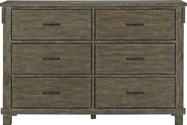 Signature Design by Ashley® Shamryn 5-Piece Grayish Brown King Panel Bed Set-2