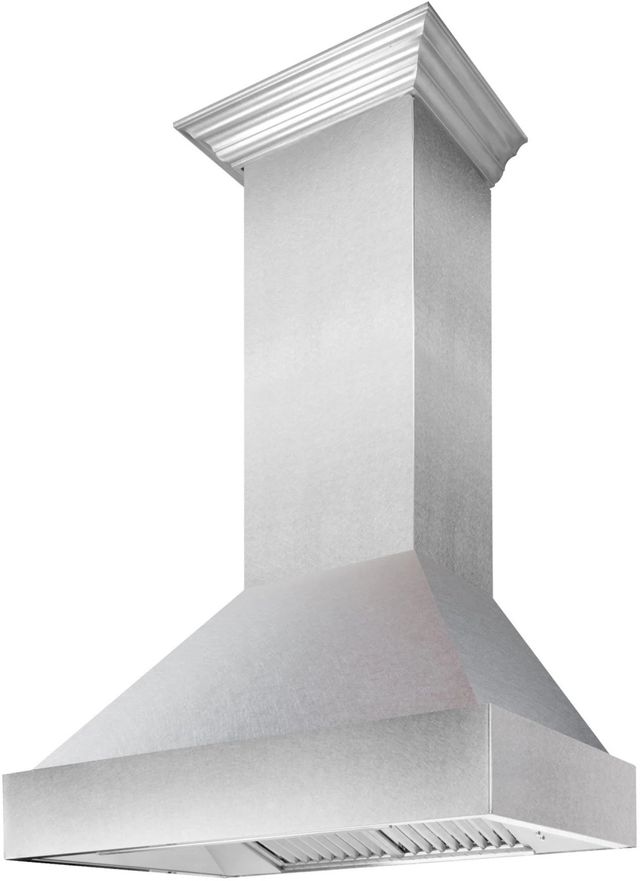 ZLINE 48" Fingerprint Resistant Satin Stainless Steel Range Hood-2