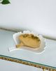 A & B Home Gold Gingko Leaf Decorative Plate-4