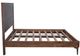 Home Trends & Design Santa Cruz Antique Bronze/Brown King Panel Bed-3